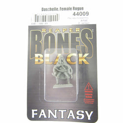 RPR44009 Daschelle Female Roque Miniature 25mm Heroic Scale Bones Black (ONLINE ORDER ONLY)