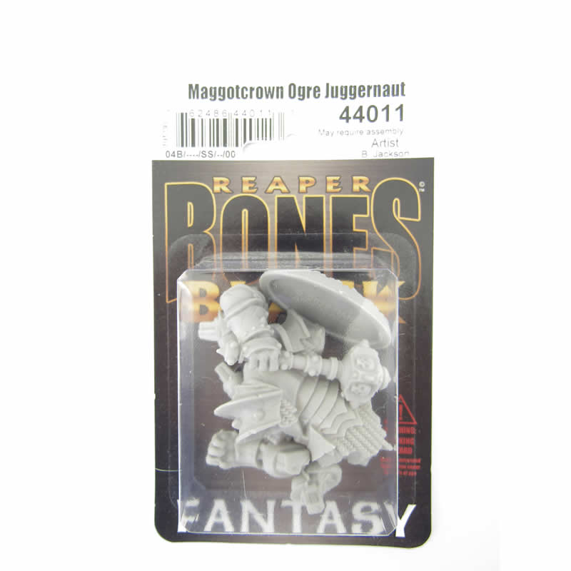 RPR44011 Maggotcrown Ogre Juggernaut Miniature 25mm Heroic Scale Bones Black (ONLINE ORDER ONLY)