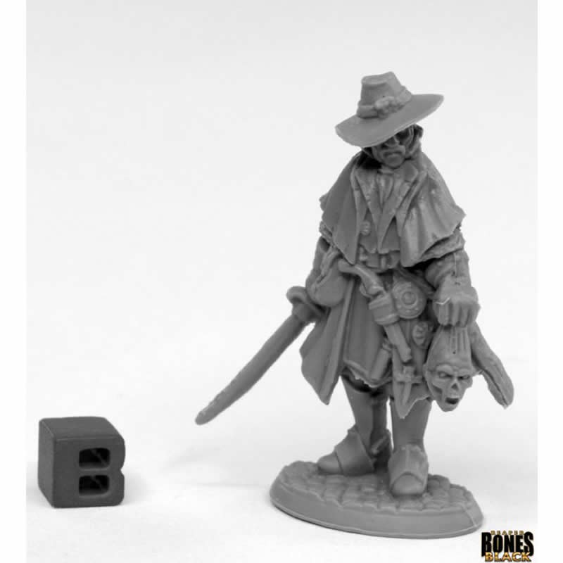 RPR44013 Jakob Knochengard Miniature 25mm Heroic Scale Bones Black (ONLINE ORDER ONLY)