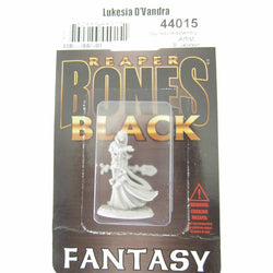 RPR44015 Dvandra Lukesia Sorceress  Miniature 25mm Heroic Scale Bones Black (ONLINE ORDER ONLY)