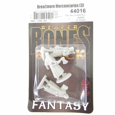 RPR44016 Dreadmere Mercenaries Miniature 25mm Heroic Scale Bones Black (ONLINE ORDER ONLY)