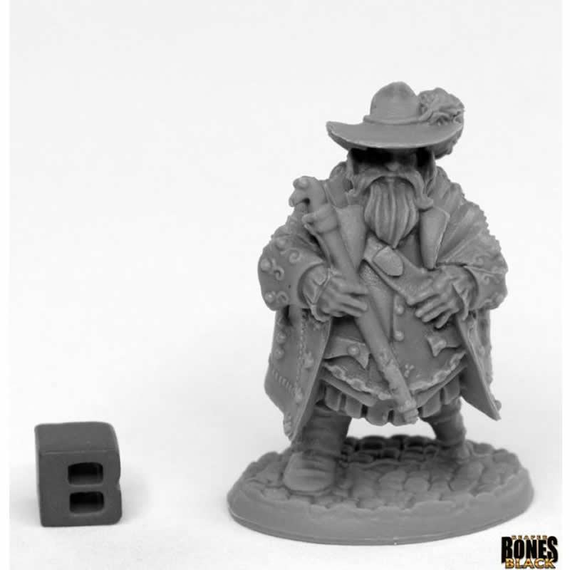 RPR44019 Dreadmere Reeve Irremborg Planomap Miniature 25mm Heroic Scale Bones Black (ONLINE ORDER ONLY)