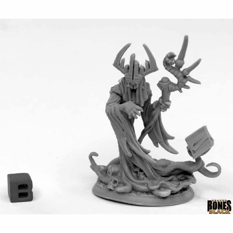 RPR44020 The Crimson Herald Disciples of Cthon Miniature 25mm Heroic Scale Bones Black (ONLINE ORDER ONLY)