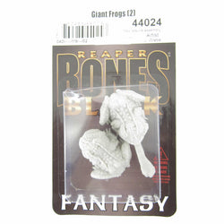 RPR44024 Giant Frogs Miniature 25mm Heroic Scale Bones Black Reaper (ONLINE ORDER ONLY)