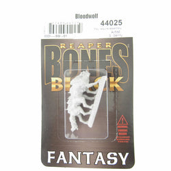 RPR44025 Bloodwolf Demon Wolf Miniature 25mm Heroic Scale Bones Black (ONLINE ORDER ONLY)