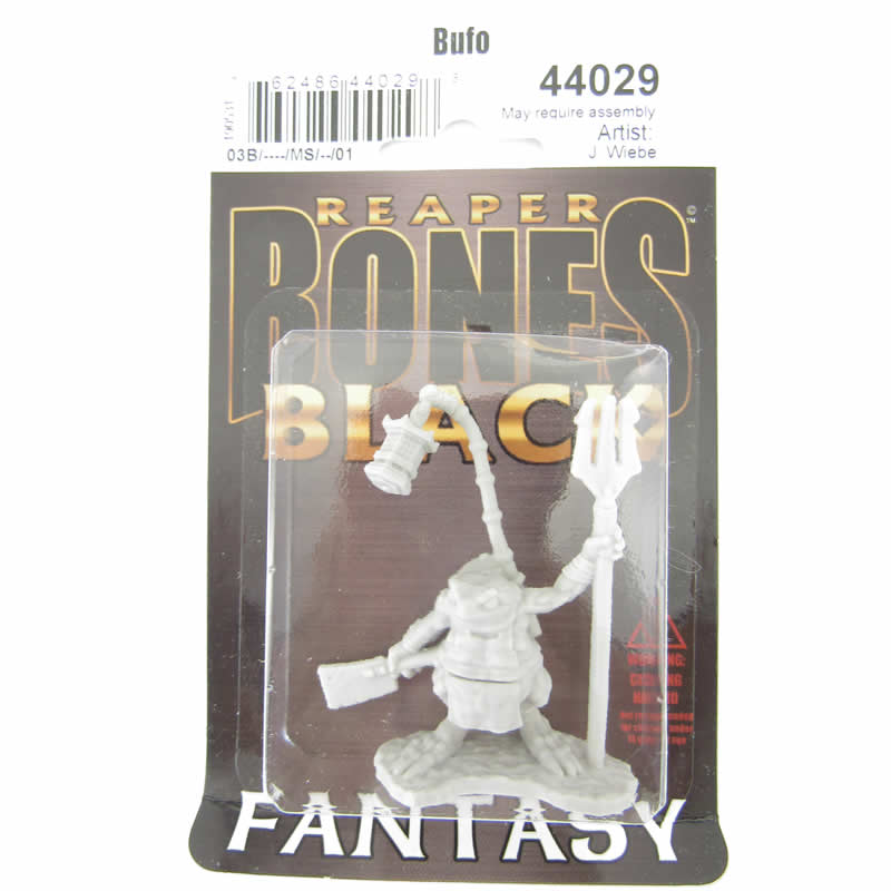 RPR44029 Bufo Miniature 25mm Heroic Scale Bones Black Reaper Miniatures (ONLINE ORDER ONLY)