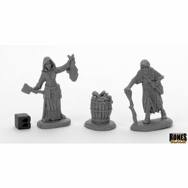 RPR44033 Dreadmere Townsfolk Fishwife and Crone Miniature (ONLINE ORDER ONLY)