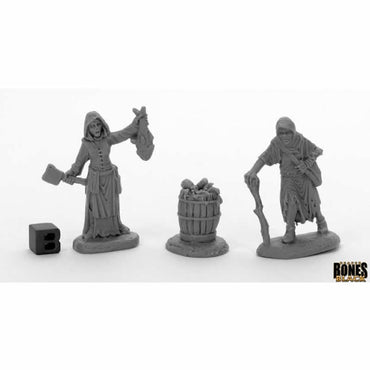 RPR44033 Dreadmere Townsfolk Fishwife and Crone Miniature (ONLINE ORDER ONLY)