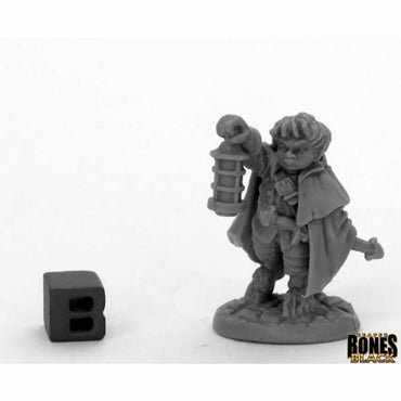 RPR44037 Bergamot Halfling Scout Miniature 25mm Heroic Scale Bones Black (ONLINE ORDER ONLY)