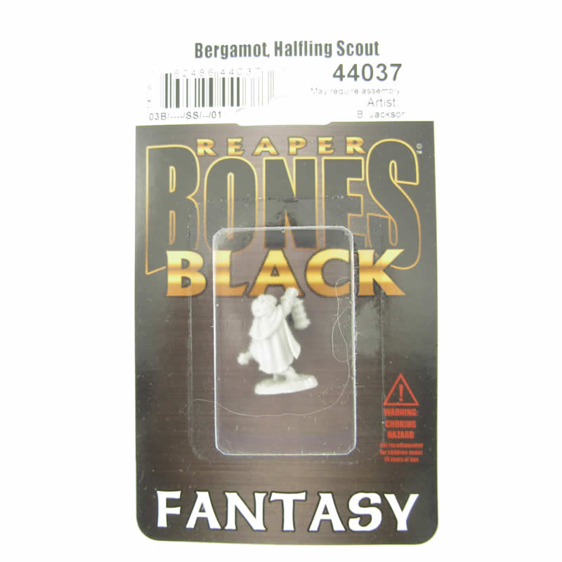 RPR44037 Bergamot Halfling Scout Miniature 25mm Heroic Scale Bones Black (ONLINE ORDER ONLY)