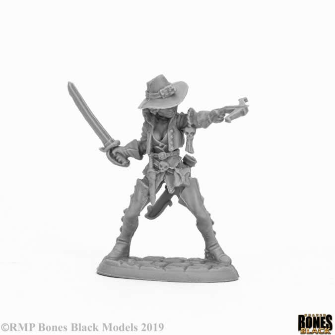 RPR44054 Damaris Duskwarden Miniature 25mm Heroic Scale Bones Black (ONLINE ORDER ONLY)