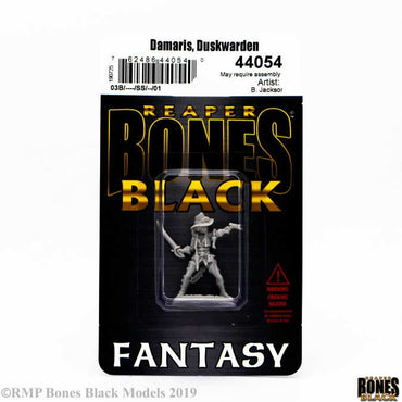 RPR44054 Damaris Duskwarden Miniature 25mm Heroic Scale Bones Black (ONLINE ORDER ONLY)