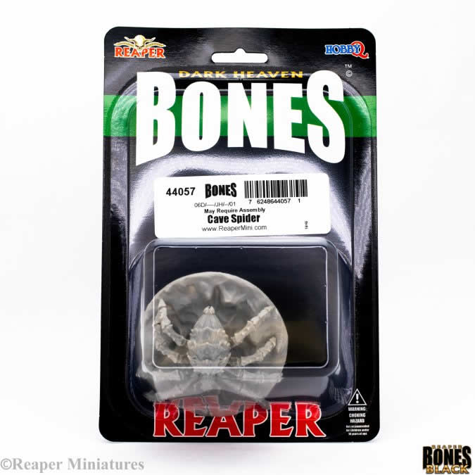 RPR44057 Cave Spider Miniature 25mm Heroic Scale Bones Black Reaper Miniatures (ONLINE ORDER ONLY)
