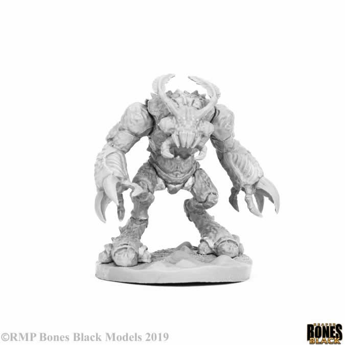 RPR44058 Burrowing Behemoth Miniature 25mm Heroic Scale Bones Black (ONLINE ORDER ONLY)