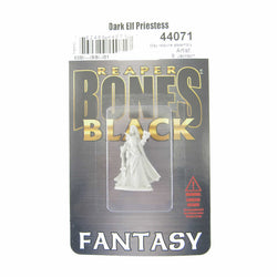 RPR44071 Dark Elf Priestess Miniature 25mm Heroic Scale Bones Black (ONLINE ORDER ONLY)