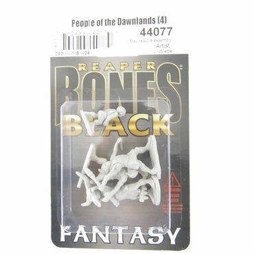 RPR44077 People of The Dawnlands Miniature 25mm Heroic Scale Bones Black (ONLINE ORDER ONLY)