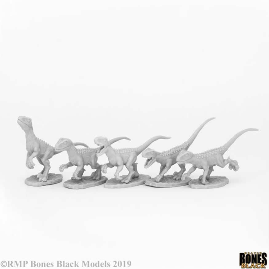 RPR44081 Raptor Hunting Pack Miniature 25mm Heroic Scale Bones Black (ONLINE ORDER ONLY)