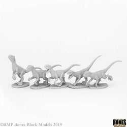 RPR44081 Raptor Hunting Pack Miniature 25mm Heroic Scale Bones Black (ONLINE ORDER ONLY)