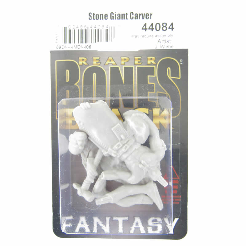 RPR44084 Stone Giant Carver Miniature 25mm Heroic Scale Bones Black (ONLINE ORDER ONLY)