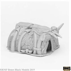 RPR44087 Runehorn Hut Miniature 25mm Heroic Scale Bones Black (ONLINE ORDER ONLY)