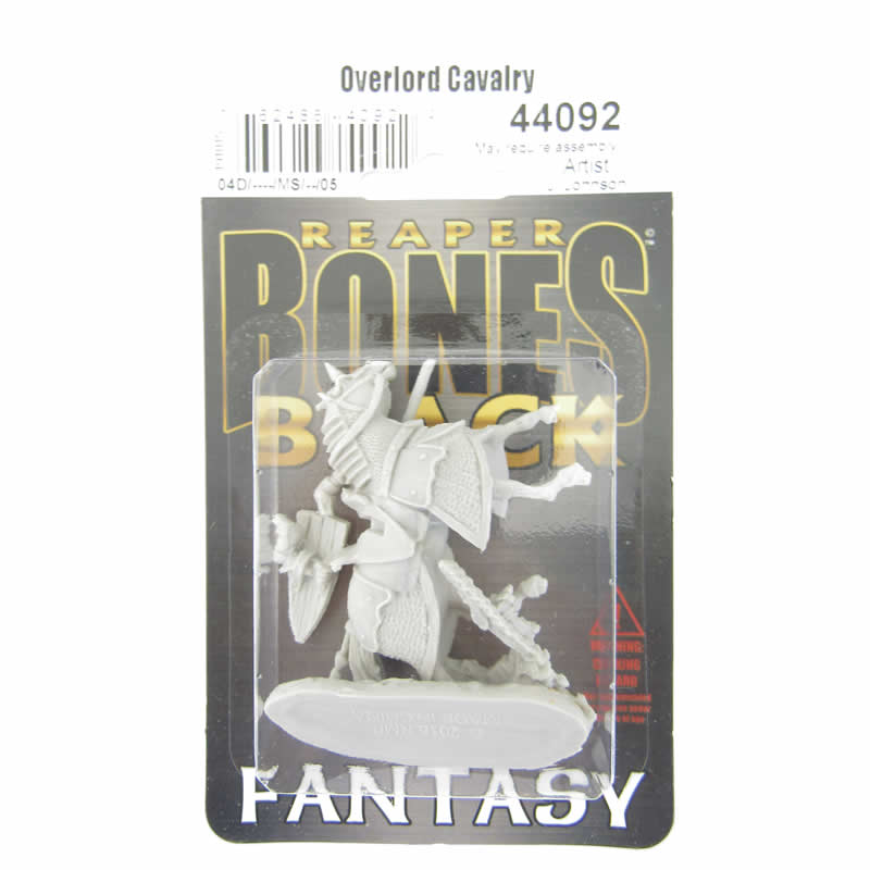 RPR44092 Overlord Cavalry Miniature 25mm Heroic Scale Bones Black (ONLINE ORDER ONLY)