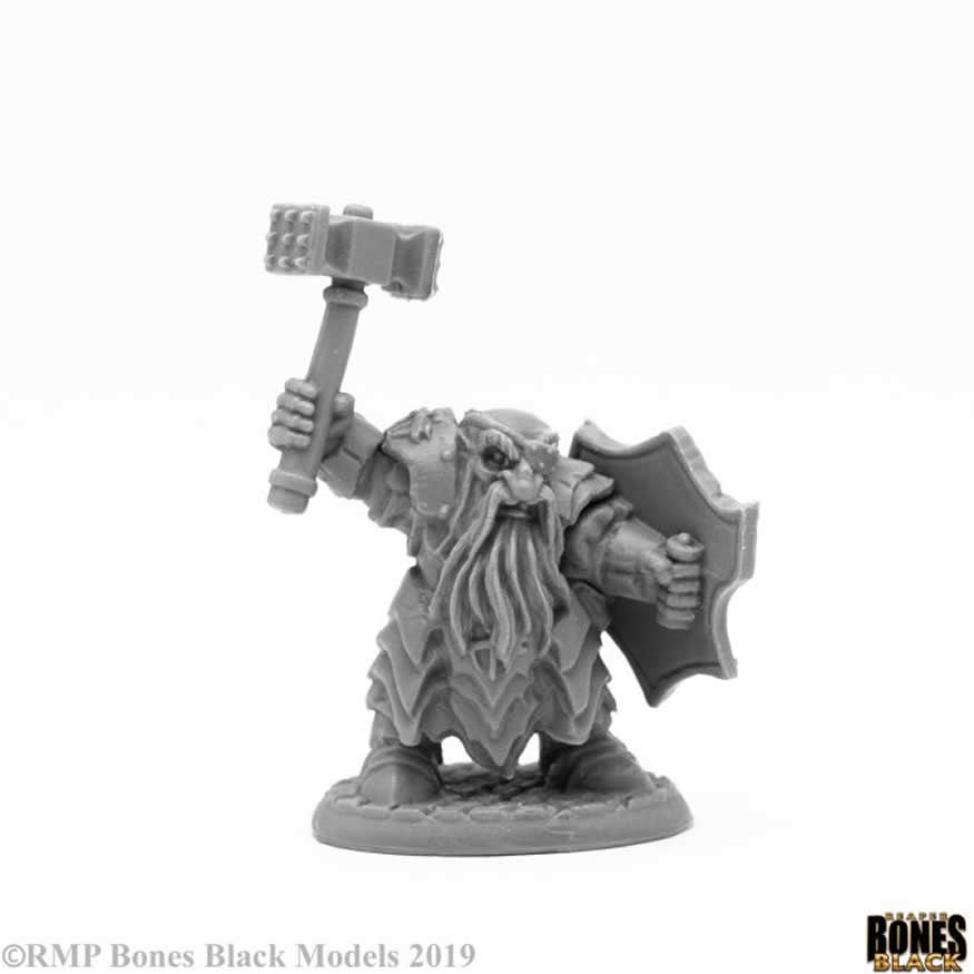 RPR44107 Dark Dwarf Striker Miniature 25mm Heroic Scale Figure Bones Black (ONLINE ORDER ONLY)