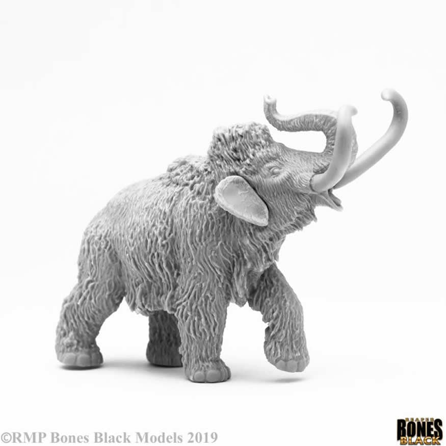 RPR44111 Pygmy Mammoth Miniature 25mm Heroic Scale Figure Bones Black (ONLINE ORDER ONLY)