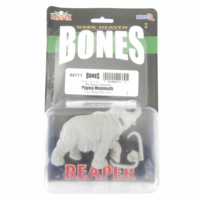 RPR44111 Pygmy Mammoth Miniature 25mm Heroic Scale Figure Bones Black (ONLINE ORDER ONLY)