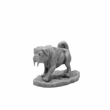 RPR44122 Sabertooth Pug Miniature 25mm Heroic Scale Figure Bones Black (ONLINE ORDER ONLY)
