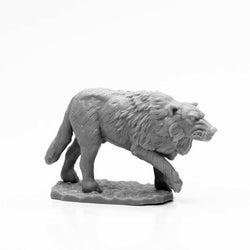 RPR44125 Winter Wolf Miniature 25mm Heroic Scale Figure Bones Black (ONLINE ORDER ONLY)
