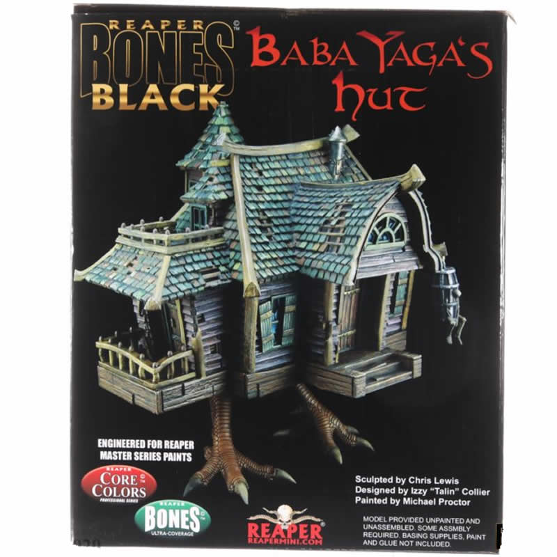 RPR44130 Baba Yagas Hut Boxed Set Miniature 25mm Heroic Scale Figure Bones Black (ONLINE ORDER ONLY)