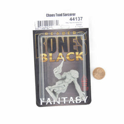 RPR44137 Chaos Toad Sorcerer Miniature 25mm Heroic Scale Figure Bones Black (ONLINE ORDER ONLY)