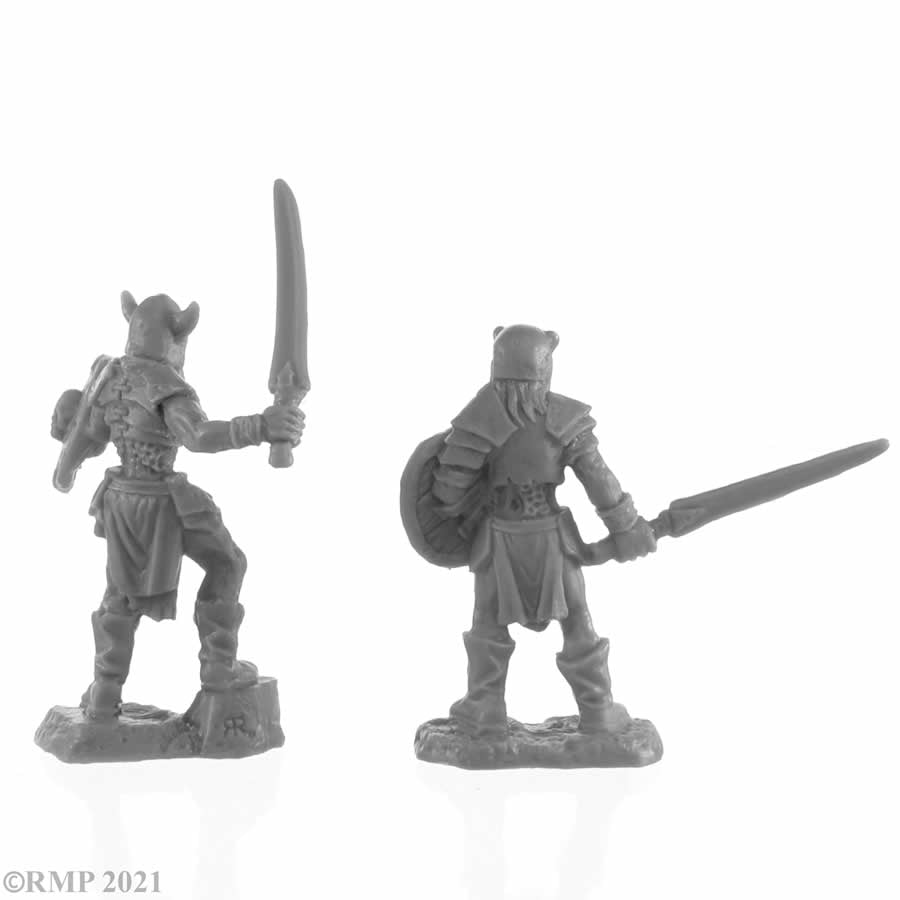 RPR44141 Rune Wight Warriors Miniature 25mm Heroic Scale Figure Bones Black (ONLINE ORDER ONLY)