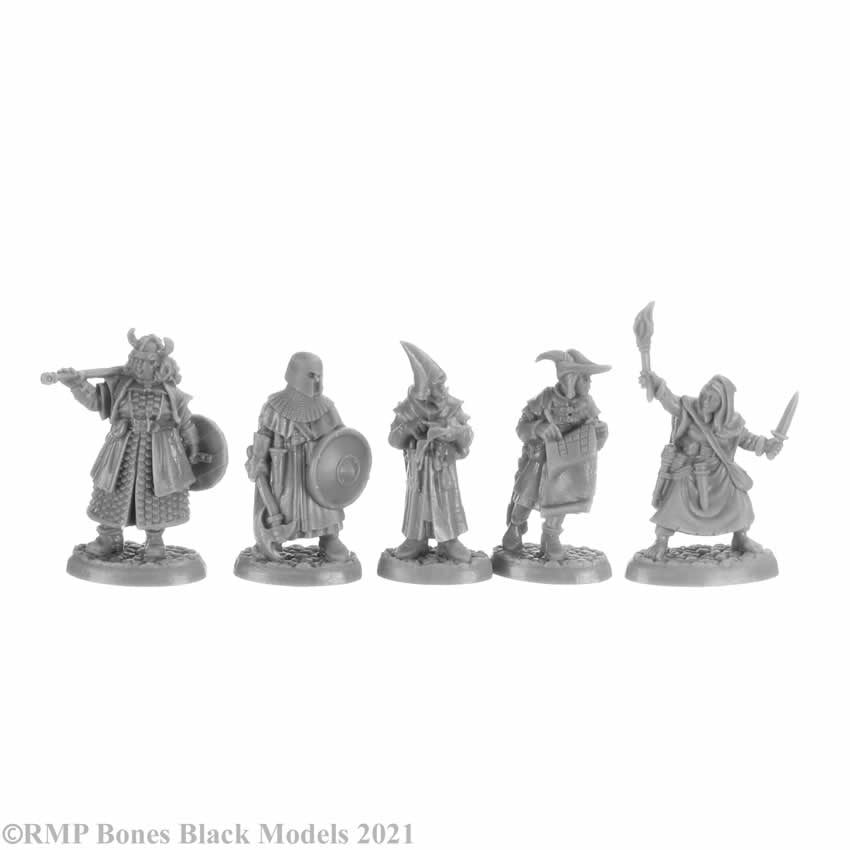 RPR44149 Henchmen and Hirelings Boxed Set Miniature 25mm Heroic Scale Figure Bones Black (ONLINE ORDER ONLY)