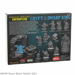 RPR44151 Crypt Of The Dwarf King Boxed Set Miniature 25mm Heroic Scale Figure Bones Black (ONLINE ORDER ONLY)