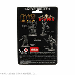 RPR44152 Beastmen Miniature 25mm Heroic Scale Figure Bones Black (ONLINE ORDER ONLY)