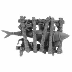 RPR44154 Raft of the Damned Miniature 25mm Heroic Scale Figure Bones Black (ONLINE ORDER ONLY)