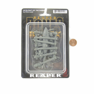 RPR44154 Raft of the Damned Miniature 25mm Heroic Scale Figure Bones Black (ONLINE ORDER ONLY)