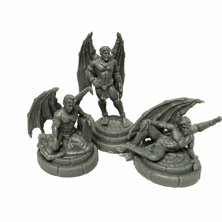 RPR44161 Demonic Temptation Incubi Miniature 25mm Heroic Scale Figure Bones Black (ONLINE ORDER ONLY)