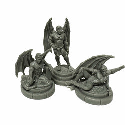 RPR44161 Demonic Temptation Incubi Miniature 25mm Heroic Scale Figure Bones Black (ONLINE ORDER ONLY)