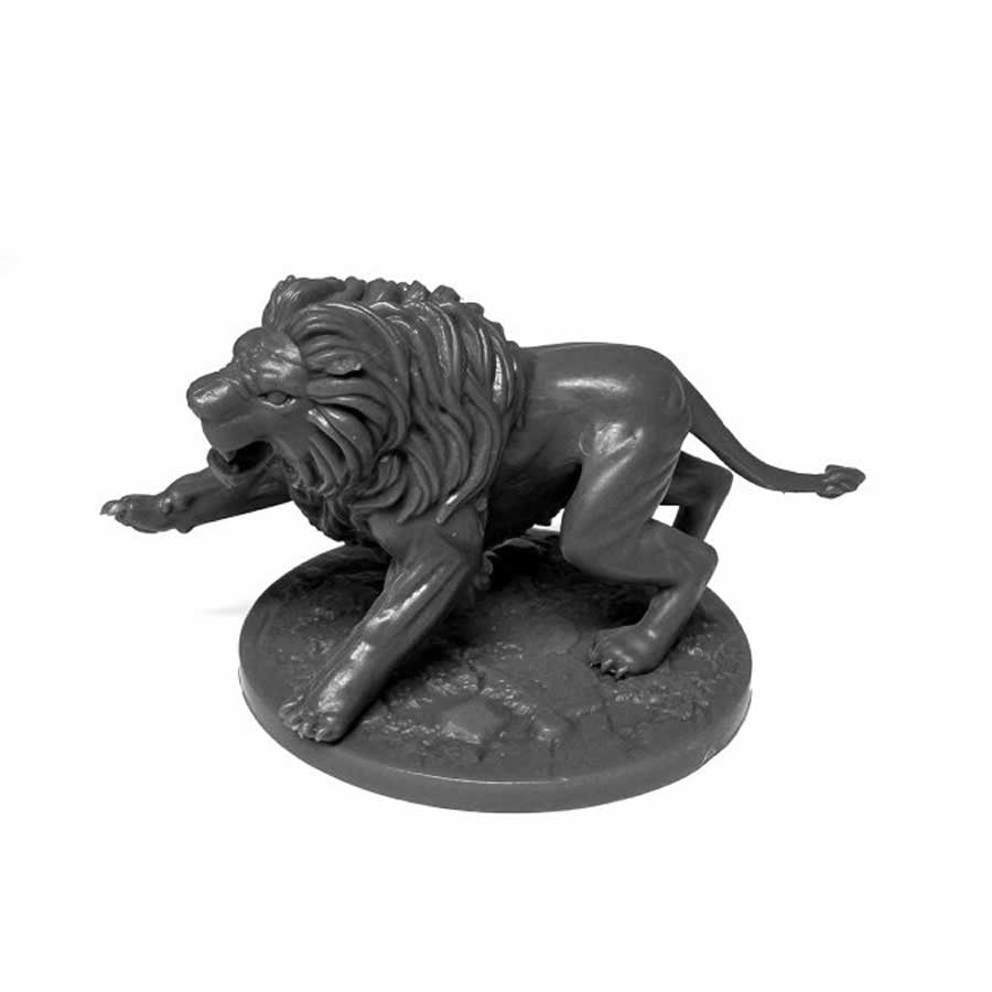 RPR44179 Nemean Lion Miniature 25mm Heroic Scale Figure Bones Black (ONLINE ORDER ONLY)
