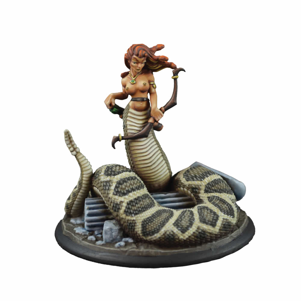 RPR44183 Greater Medusa Miniature 25mm Heroic Scale Figure Bones Black (ONLINE ORDER ONLY)