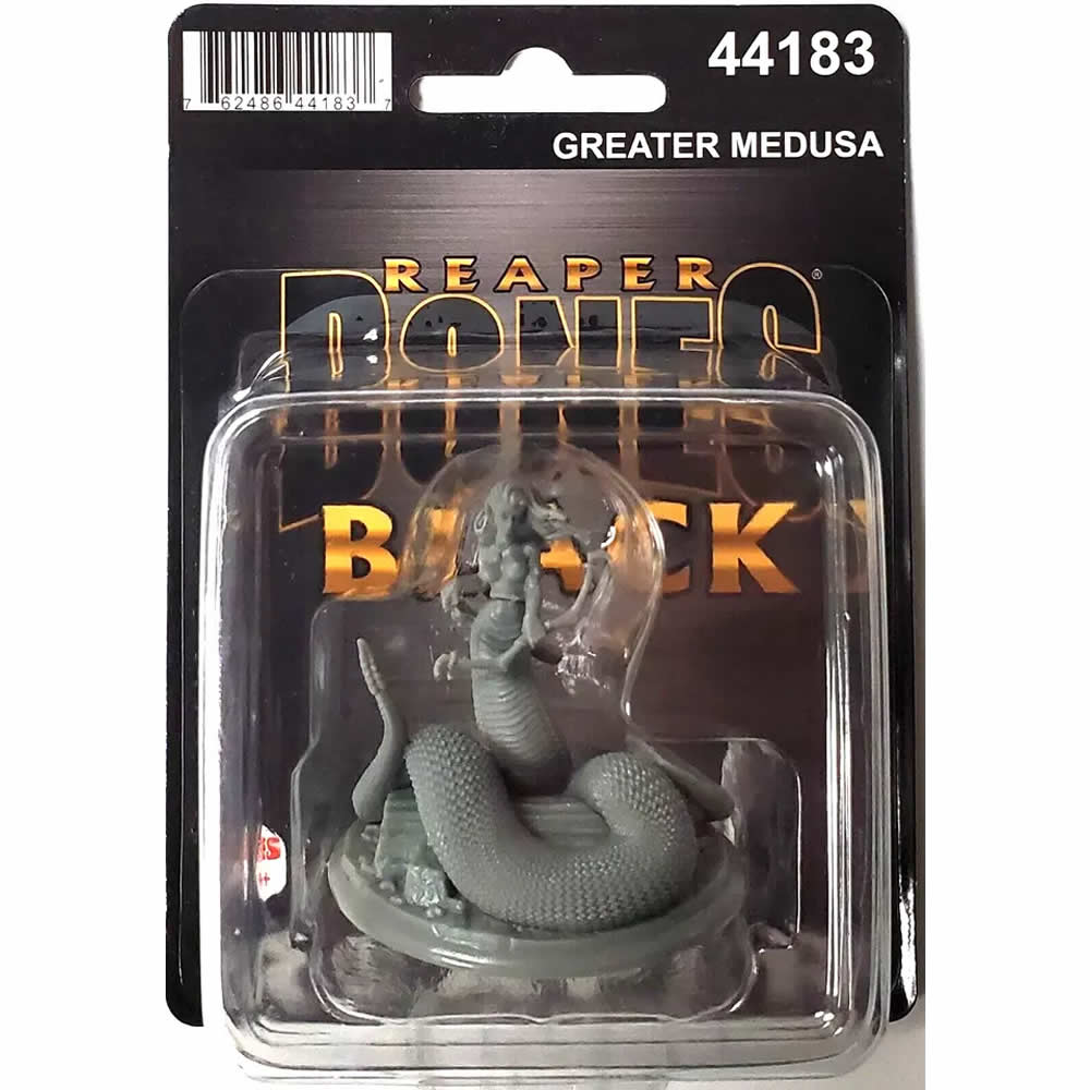 RPR44183 Greater Medusa Miniature 25mm Heroic Scale Figure Bones Black (ONLINE ORDER ONLY)