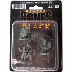 RPR44188 Axolotii Heroes Miniature 25mm Heroic Scale Figure Bones Black (ONLINE ORDER ONLY)