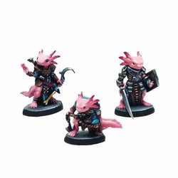 RPR44188 Axolotii Heroes Miniature 25mm Heroic Scale Figure Bones Black (ONLINE ORDER ONLY)