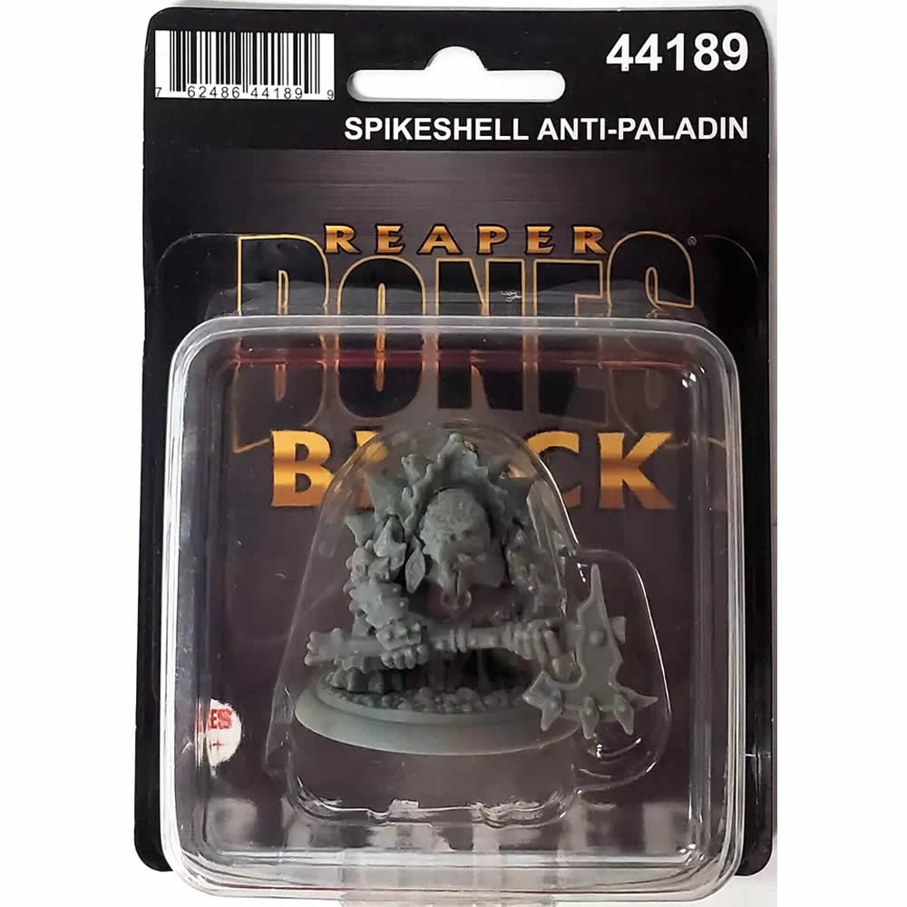 RPR44189 Spikeshell Antipaladin Miniature 25mm Heroic Scale Figure Bones Black (ONLINE ORDER ONLY)