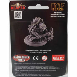 RPR44189 Spikeshell Antipaladin Miniature 25mm Heroic Scale Figure Bones Black (ONLINE ORDER ONLY)