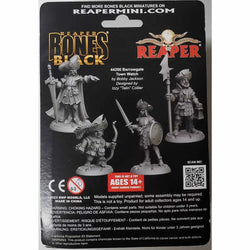 RPR44200 Barrowgate Town Watch Miniature 25mm Heroic Scale Figure Bones Black (ONLINE ORDER ONLY)