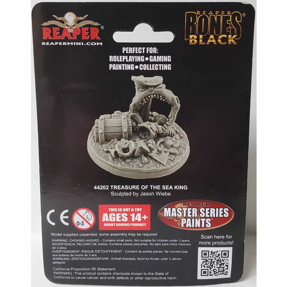 RPR44202 Treasure of the Sea King Miniature 25mm Heroic Scale Figure Bones Black (ONLINE ORDER ONLY)