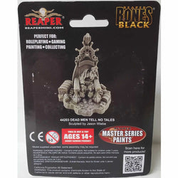 RPR44203 Dead Men Tell no Tales Miniature 25mm Heroic Scale Figure Bones Black (ONLINE ORDER ONLY)